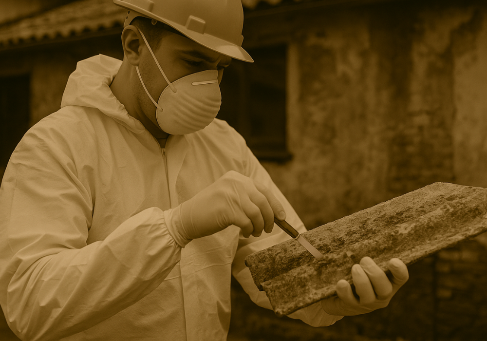 análisis de fibrocemento uralita