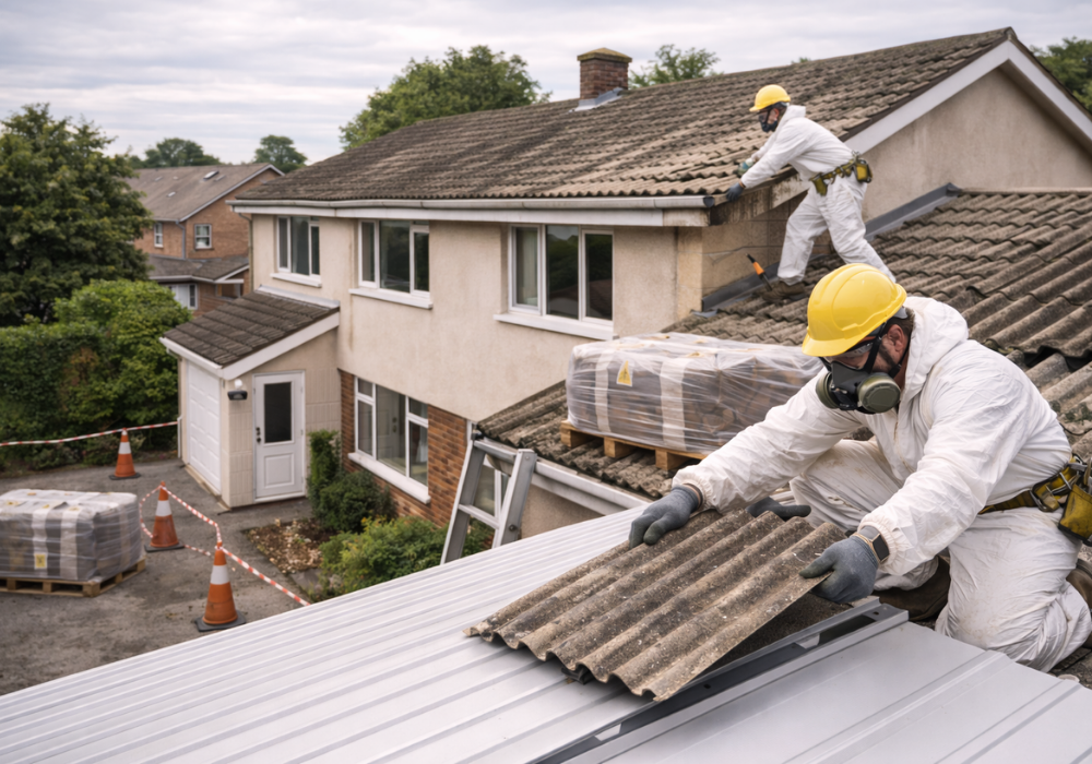 retirada de uralita en casas unifamiliares