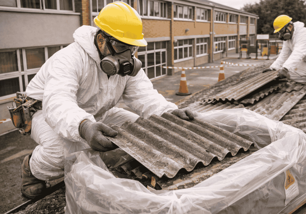 retirada de uralita en colegios (1)