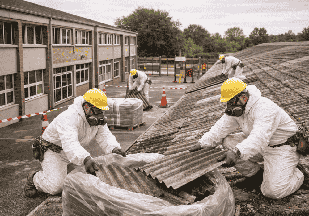 retirada de uralita en colegios