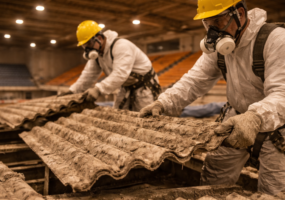 retirada de uralita en polideportivos (1)