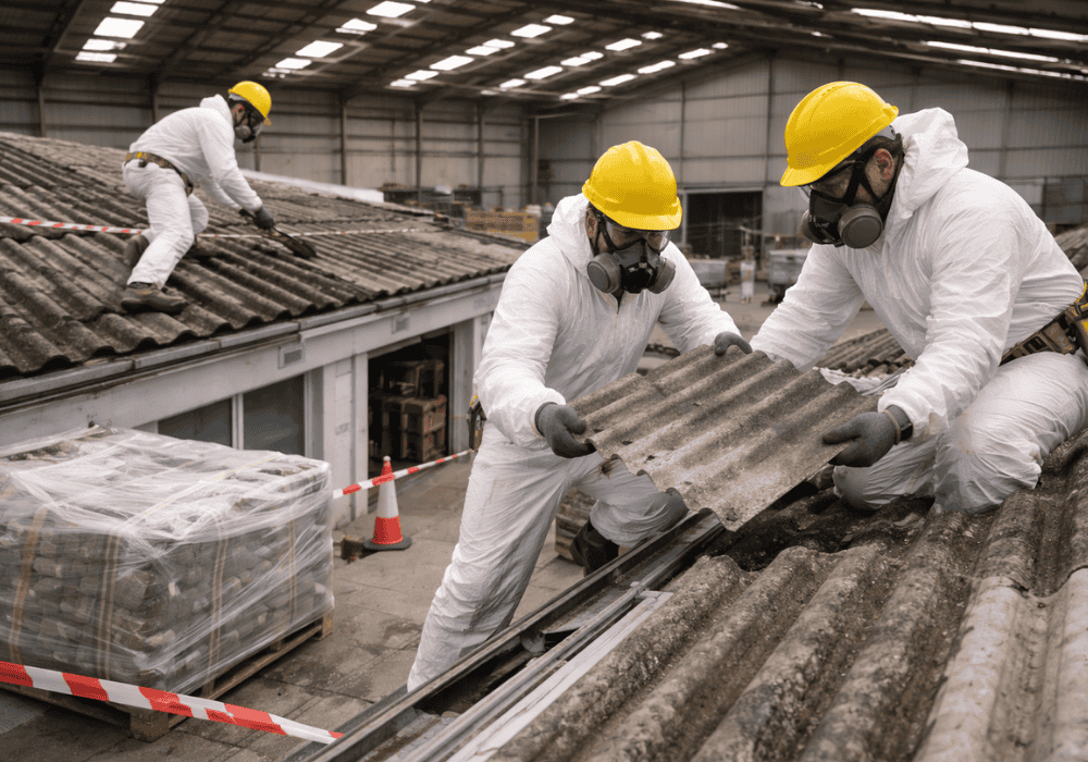 retirada de uralita en naves industriales