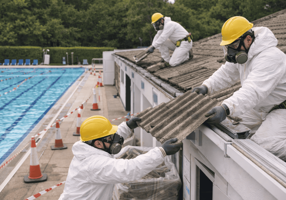 retirada de uralita en piscinas públicas