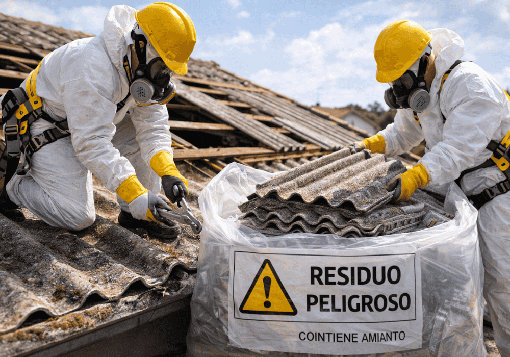 retirada de uralita en tejados de viviendas (1)