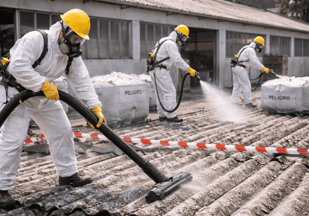 descontaminación tras retirada de amianto