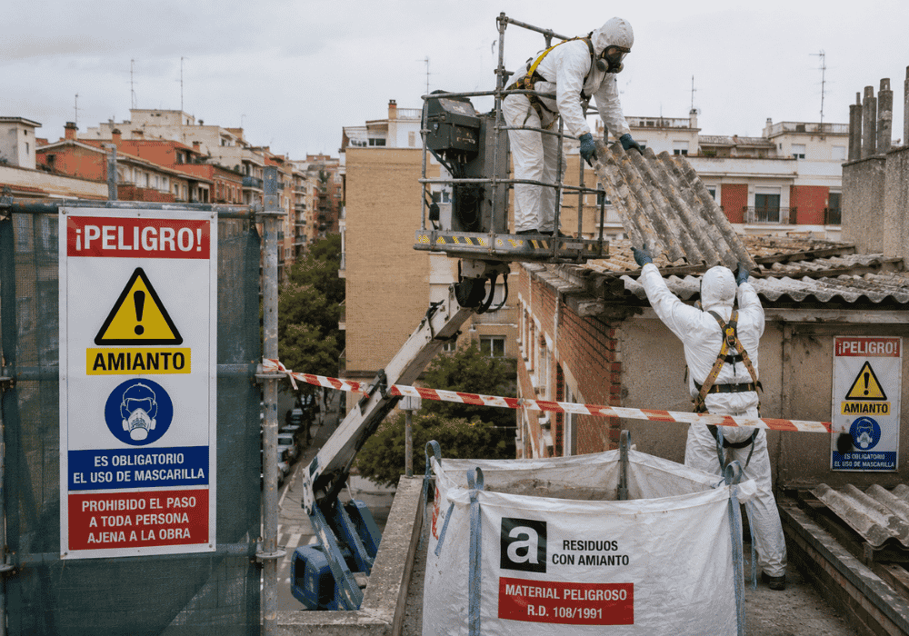 Retirada de amianto en comunidades autónomas