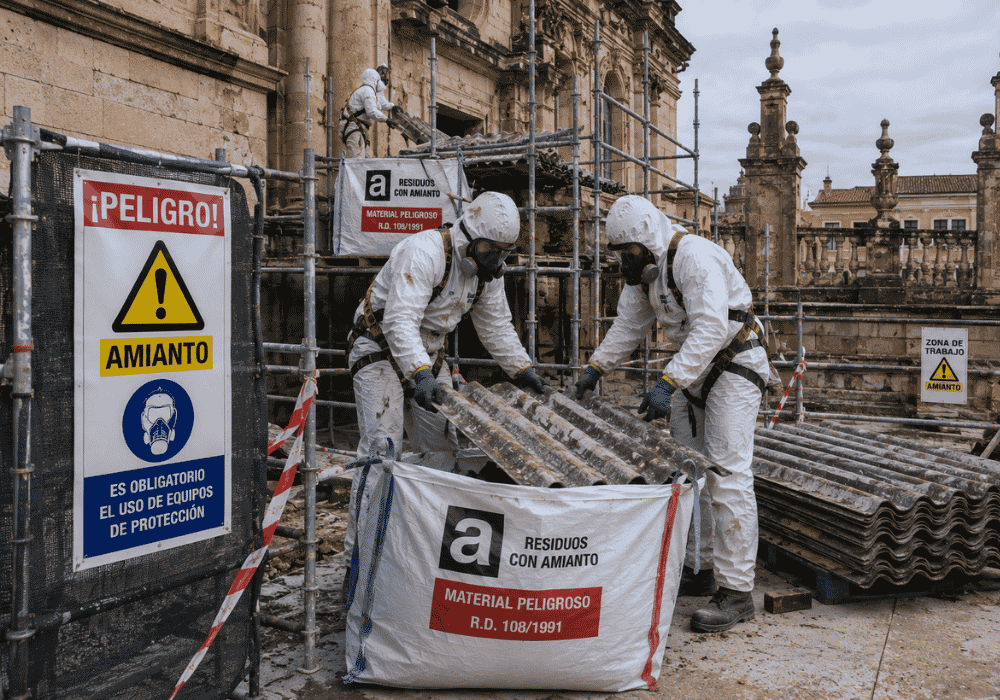 Retirada de uralita en edificios históricos (1)