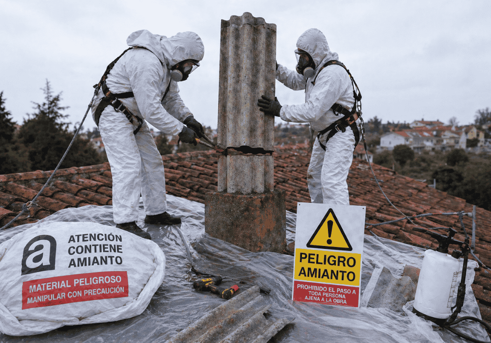 retirada de chimeneas de fibrocemento (1)