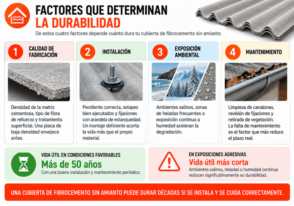Factores que determinan la durabilidad